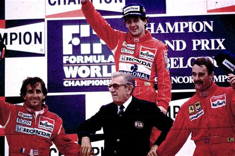 F 1 タペストリー 1991モナコgp アラン・プロスト、アイルトン・セナ Blogknakjp