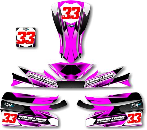 Go Kart Sticker Kit Template Clothesdom