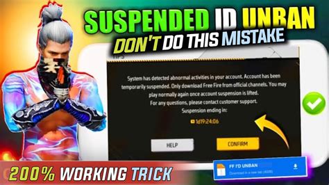 Free Fire All Id Unban Ob Update How To Recover Suspended Account