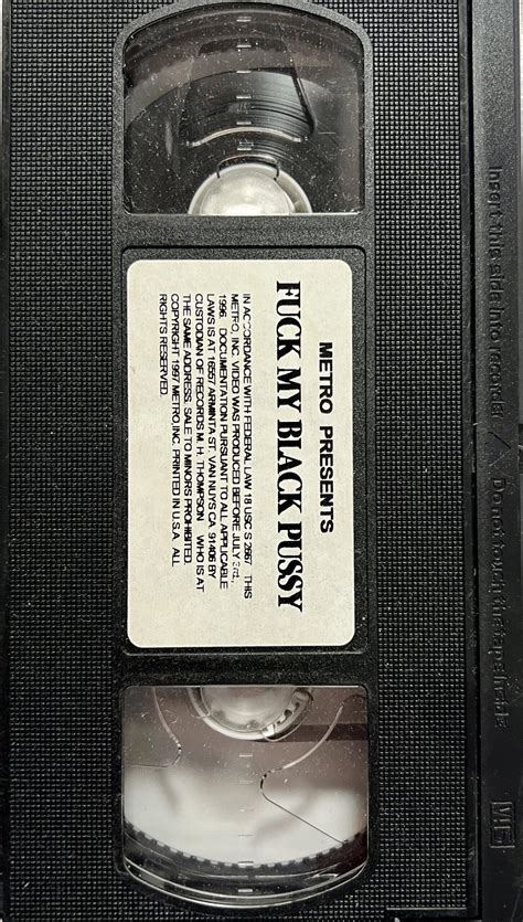 Fuck My Black Ass 1997 Adult XXX VHS VM16