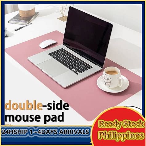 mouse pad double side mousepad laptop personalized felt pu leather desk