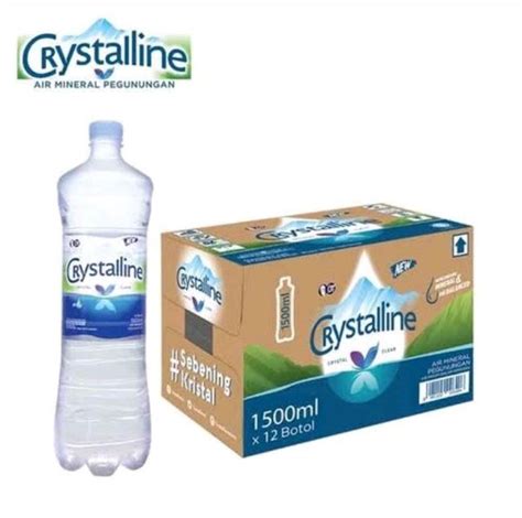 Jual Minuman Crystalline Crystaline Air Mineral Botol 1500 Ml Khusus