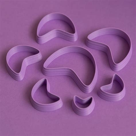 Arch Polymer Clay Cutters Set D Printed Cookie Cutters Etsy Uk