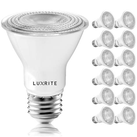 Luxrite 7 watts 50 watts équivalents DEL PAR20 ampoule à intensité