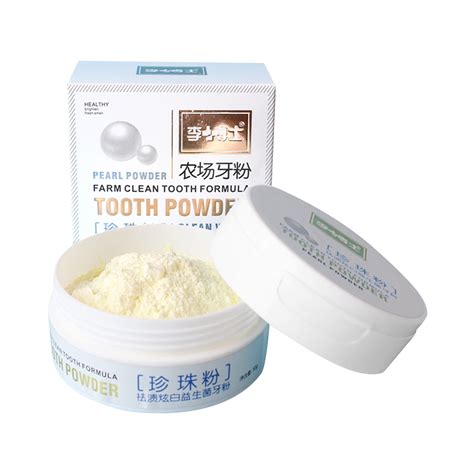 Pearl Probiotic Tooth Powder Has A Refreshing Taste Brightening