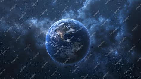 Premium Photo The Image Is A Beautiful Depiction Of Planet Earth From