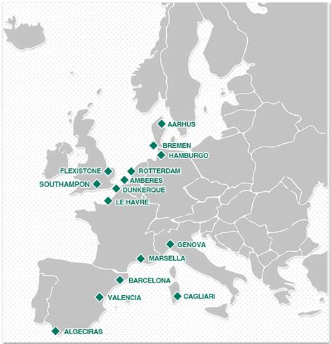 Los 15 puertos comerciales más importantes de Europa Transportes F Ramos