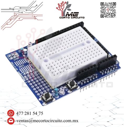 Protoshield Para Arduino Uno C Proto Puntos Corto Circuito