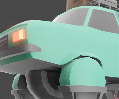 Artstation 3d Sci Fi Car Game Assets