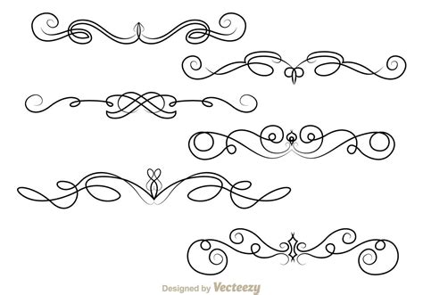 Fancy Lines Ornament 96112 Vector Art at Vecteezy