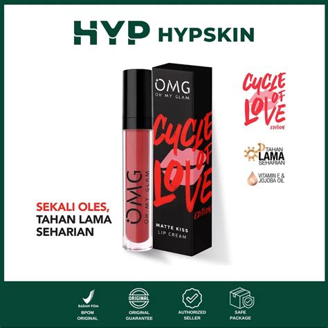 Jual Omg Oh My Glam Matte Kiss Lip Cream Cycle Of Love Edition 35gr