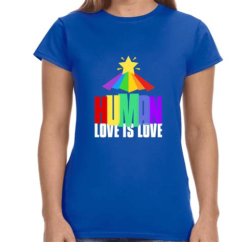 Lgbtq Human Rainbow Shirt Gay Lesbian Pride Shirt Rainbow Shirts For