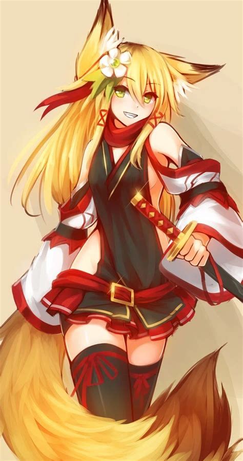 Anime Kitsune Girl