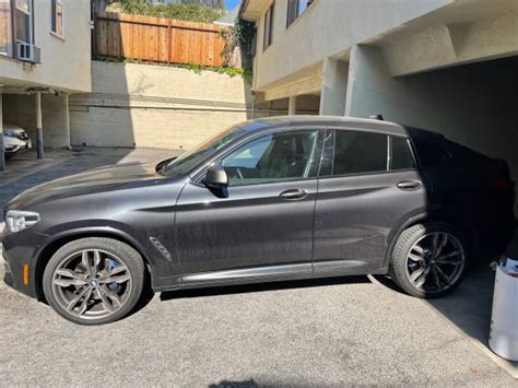 2019 Bmw X4 M40i Dark Graphite Metallic Exterior Mocha Vernasca For Sale In West Hollywood