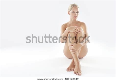 Attractive Naked Woman Isolated On White Stock Photo 104120042 Shutterstock