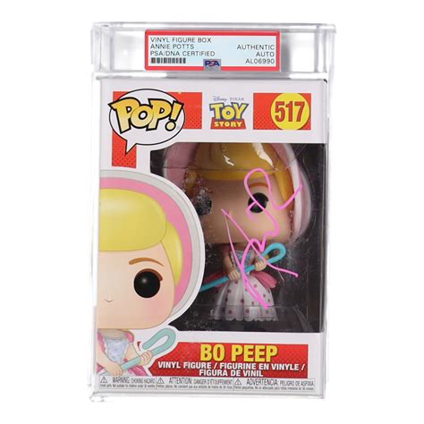 Annie Potts Signed Toy Story 517 Bo Peep Funko Pop Vinyl Figure