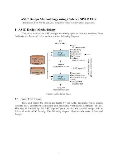 Pdf Asic Design Methodology Using Cadence Sp R Flow Dokumen Tips