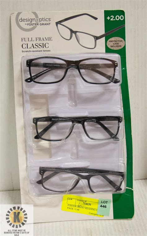 Foster Grant Reading Glasses 3 Pack 2 00