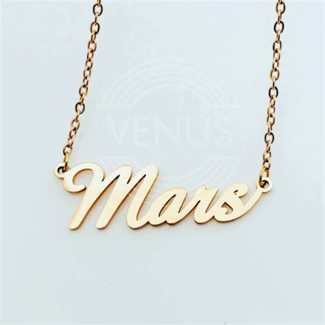 Planet Mars Necklace The Venus Spot