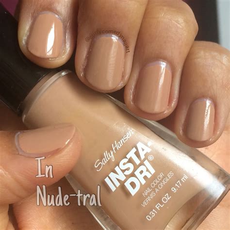 Sally Hansen Insta Dri In Nude Tral Nail Polish Nail Tips Nails