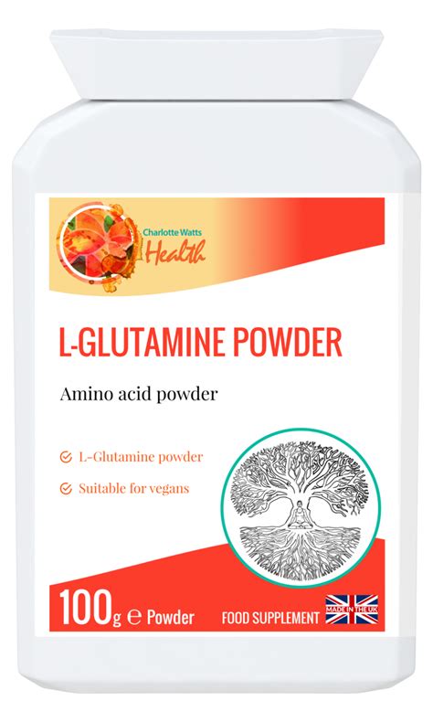 L GLUTAMINE POWDER Charlotte Watts Health