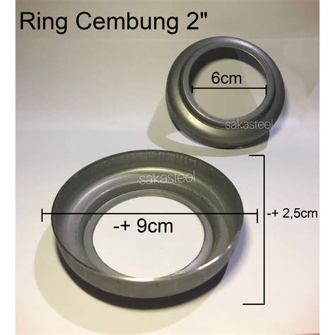 Jual Ring Cembung 2 Inch Tapak Kaki Pipa Ornamen Pagar Besi Kota