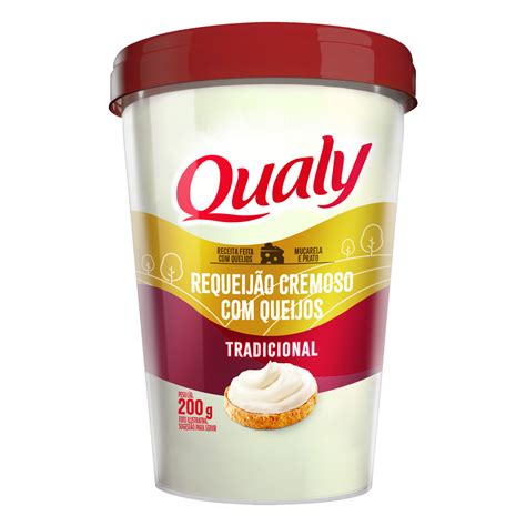 Requeijão Cremoso Com Queijo Tradicional Qualy Copo 200g Pão De Açúcar