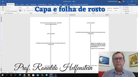 Modelo Folha De Rosto Braincp