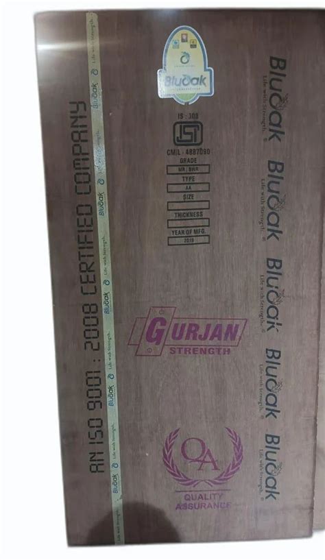 12 Mm MR Gurjan Strength Plywood For Furniture At Rs 75 Sq Ft In