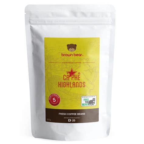 Vietnamese Coffee Beans 227g - Very Strong Dark Roast Vietnam Robusta