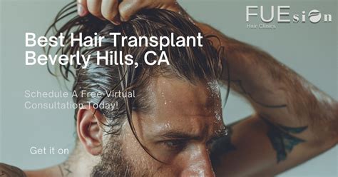 Best Hair Transplant In Beverly Hills Premier Care At Fuesion Hair Clinics