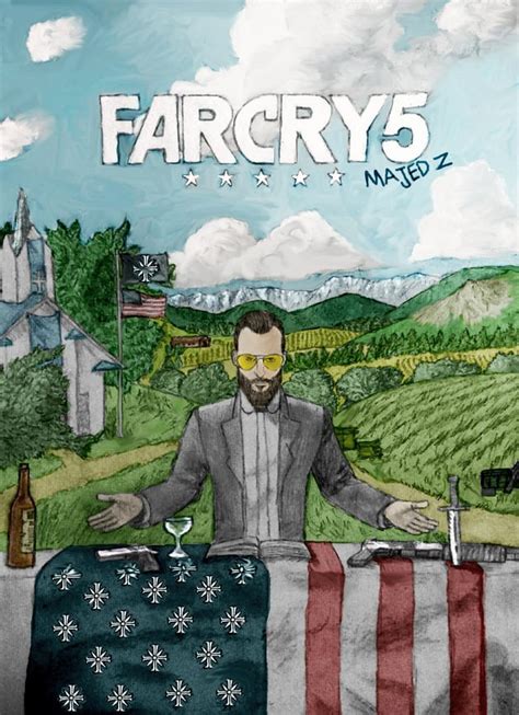 Far Cry 5 A Fanart I Made 2 Years Ago Hope U Like It 🖤 Rfarcry