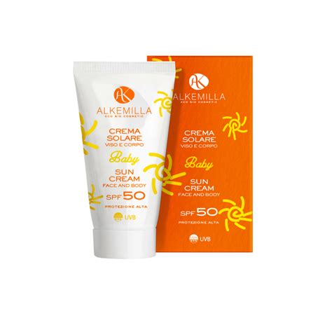 Crema Solare Viso Corpo Baby SPF 50 Alkemilla