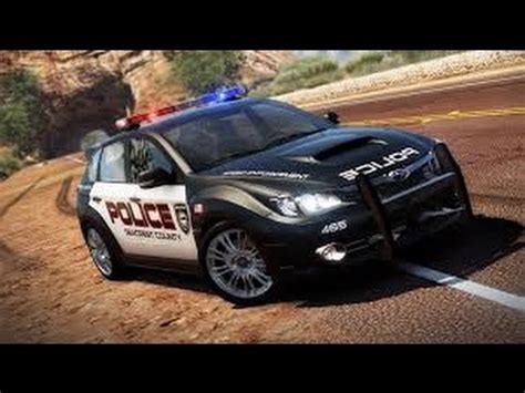 NFS Hot Pursuit Subaru Impreza WRX STI Police YouTube