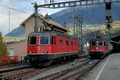 SBB Re6 6 11641 Moutier And 11643 Laufen In Brig Marc Flickr