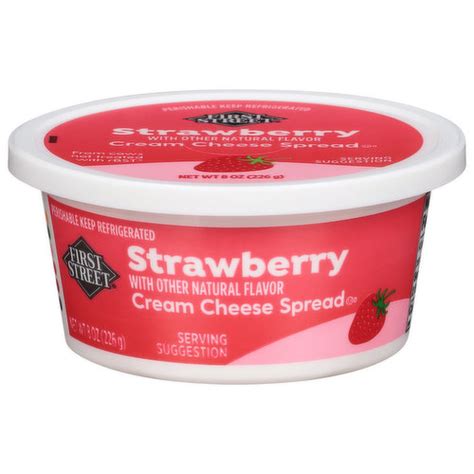 First Street Cream Cheese Spread Strawberry Smart Final