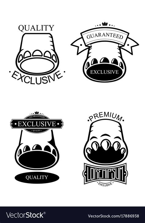 Logo Set Template Royalty Free Vector Image Vectorstock