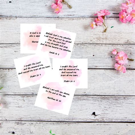 Printable Prayer Cards, Bible Scripture Cards Digital Download, Bible ...