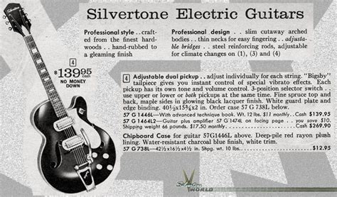 Silvertone World - Electric Guitars - 1960s - Model 1446