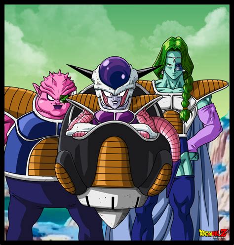 Frieza Dodoria And Zarbon Dragonball Z Pinterest Illustration