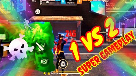 1 Vs 2 Best Clash Squad Custom 15 Kills Epic Match Garena Free Fire