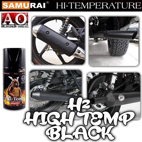 SAMURAI SPRAY PAINT H2 High Temp Hi Temp Black Cash On Delivery