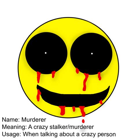 Crazy Murderer Emoji By Crazysister4000 On Deviantart