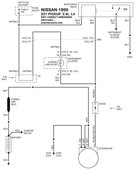 Diagrama De Distribucion Nissan D21 Nissan D21 Chasis 1994 A