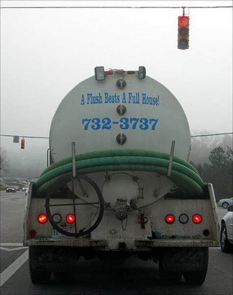 Ultra Gross Sewage Truck Humor