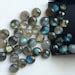 Mm Labradorite Rose Cut Round Flat Back Cabochons Labradorite Flat