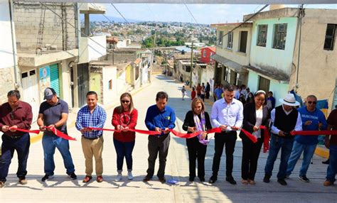 Constata Lorena Cuéllar entrega de obra pública en Totolac