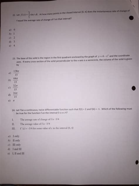 Solved Let F X Integral 0 2x Sin T Dt At How Many Points