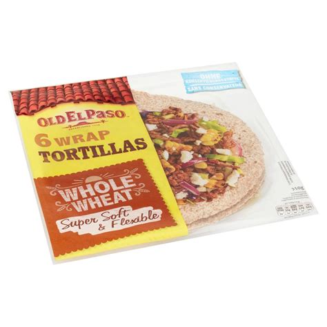 Old El Paso 6 Wrap Tortillas Whole Wheat 350 G Carrefour Site