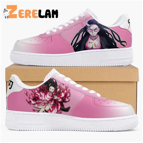 Demon Slayer Nezuko Pink Air F1 Anime Shoes - Zerelam